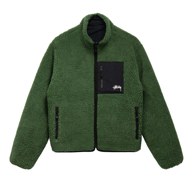Stussy 8 Ball Sherpa Double-Sided Jacket 