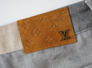 Calça Louis Vuitton Patchwork Portrait Denim