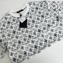 Camiseta Louis Vuitton Monogram White Deep Black