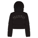 Trapstar Irongate Hooded Puffer Black Women's Jacket 