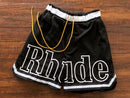 Rhude Court Logo Shorts