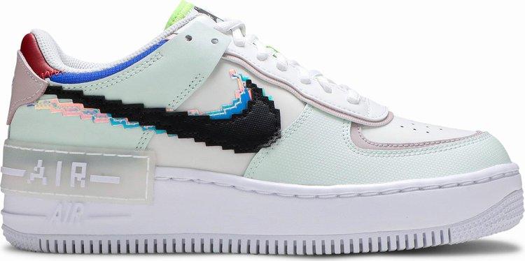 Nike Air Force 1 Shadow SE 'Pixel Swoosh - Barely Green' - ELEGANZ OUTLET