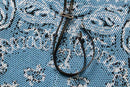 Amiri Bandana Crochet Basketball Shorts Blue 