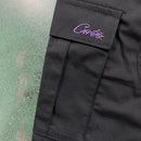 Corteiz Guerillaz Cargo Pants Black/Purple 
