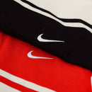 Camisa Supreme x Nike Stripe Rugby Preta/Branca
