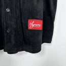 Supreme Ultrasuede Mesh Baseball T-Shirt Black 