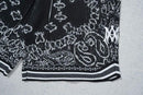 Amiri Bandana Crochet Basketball Shorts 